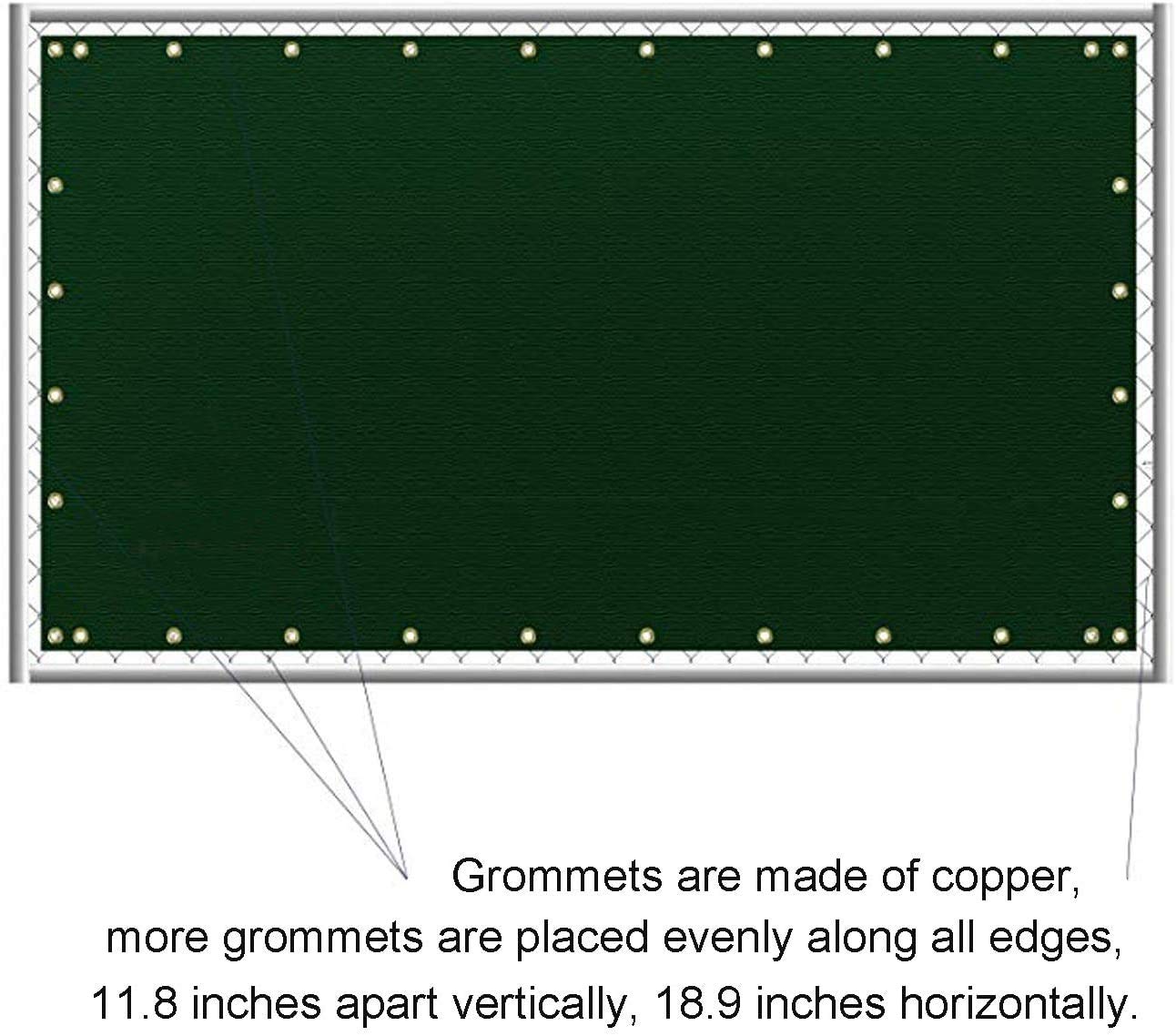 Sunnyglade eco HDPE material offers long-lasting shade for gardens.