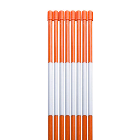 Sunnyglade fiberglass snow stake increases daytime and nighttime visibility.