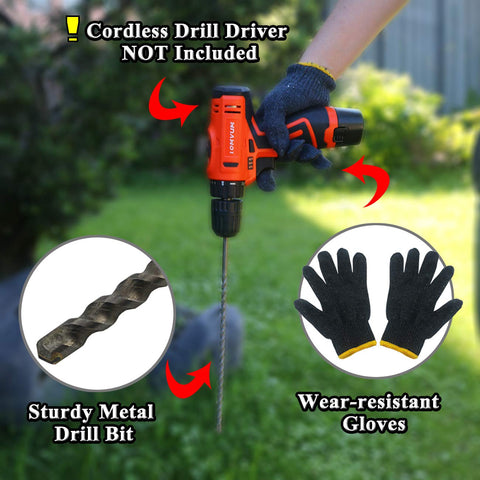Sunnyglade heavy-duty winter marker withstands cold weather and regular yard use.