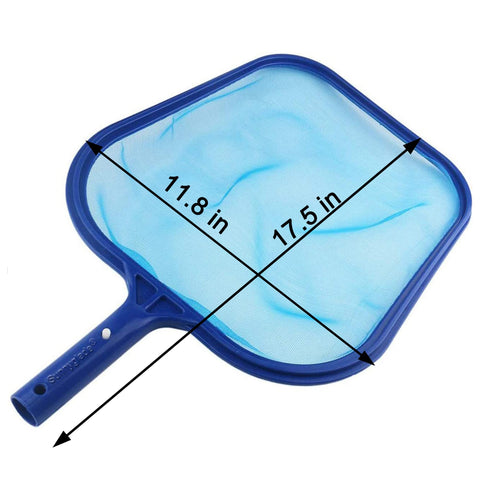 Sunnyglade hot tub skimmer attached to a pole for easy reach.