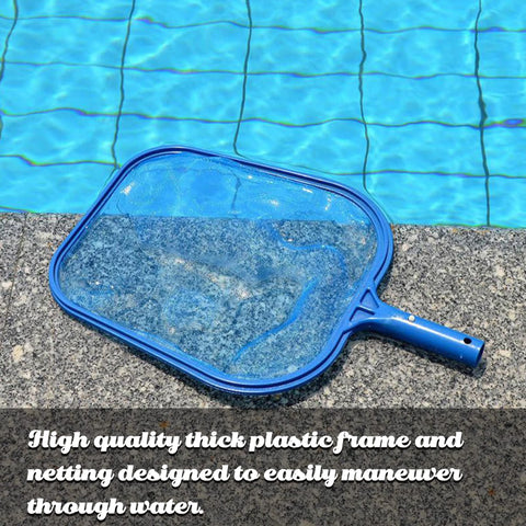 Sunnyglade leaf removal in action keeps water sparkling and inviting.