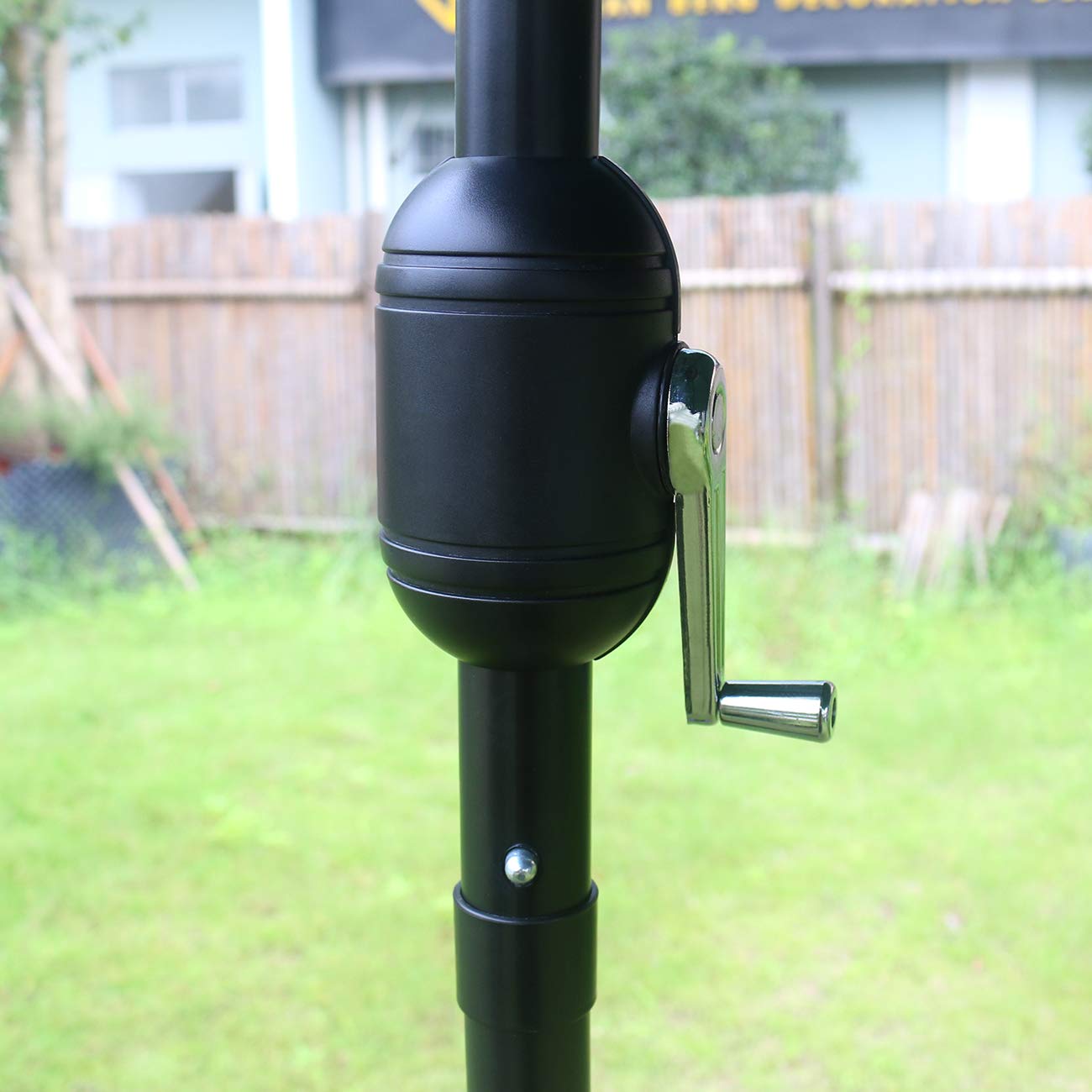 Sunnyglade outdoor umbrella blue shade for patios, cafés, and events.