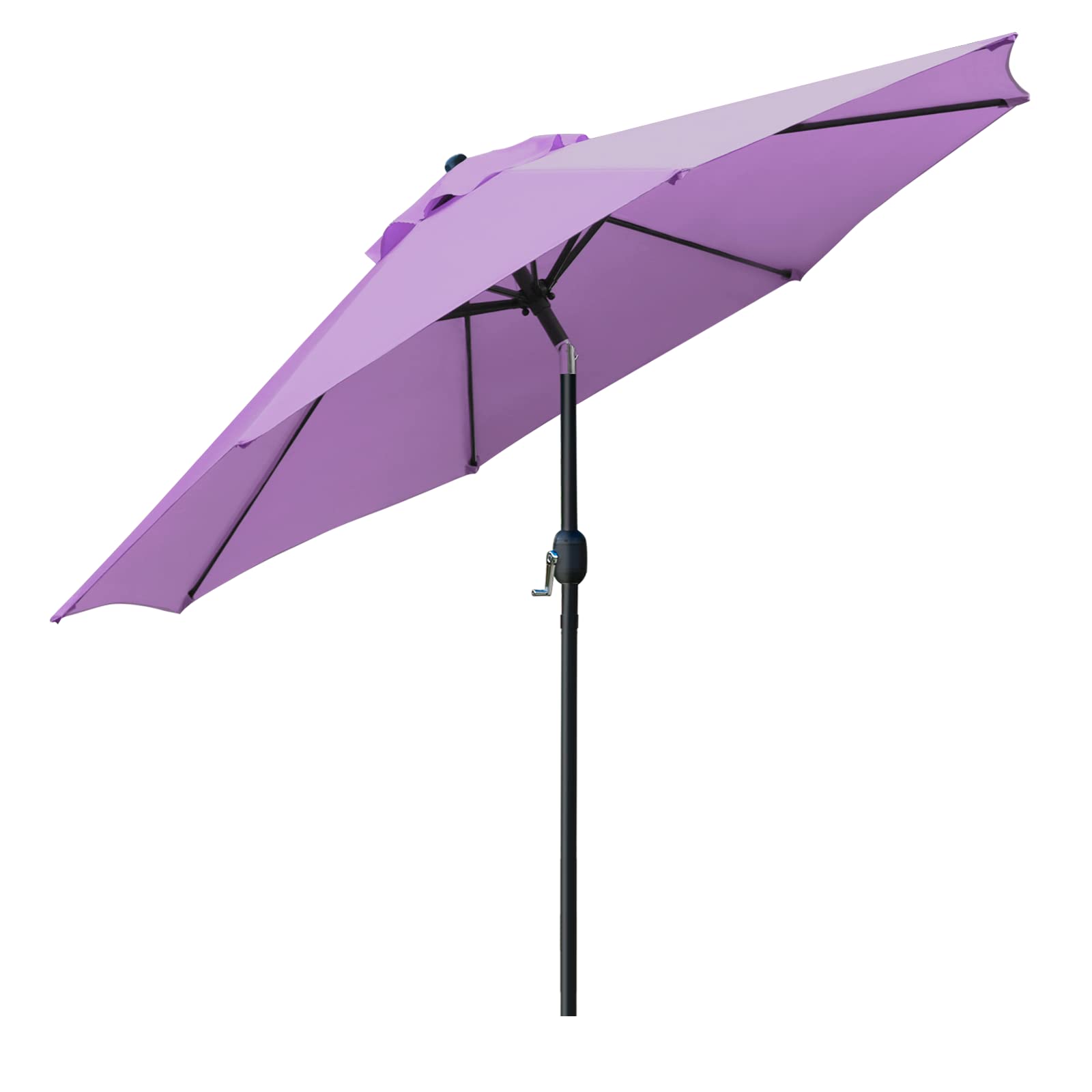 Sunnyglade 40mm aluminum pole resists rust for durable outdoor use.