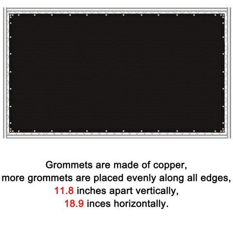 Sunnyglade porous weave allows airflow while concealing gardens.