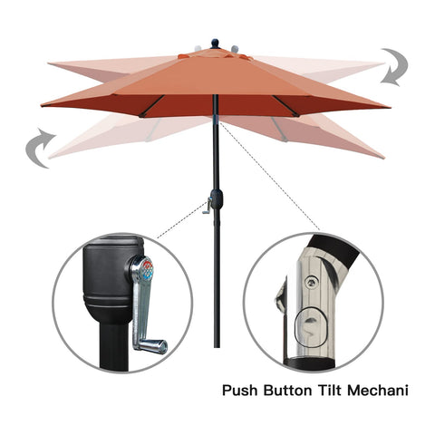 Sunnyglade push-button tilt enables flexible shading as the sun moves