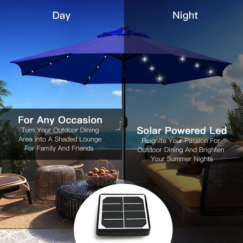 Sunnyglade air-vent-top design improves stability in breezy conditions.