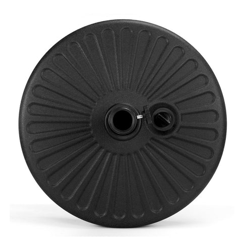 Sunnyglade umbrella base with steel holder for durable pole support