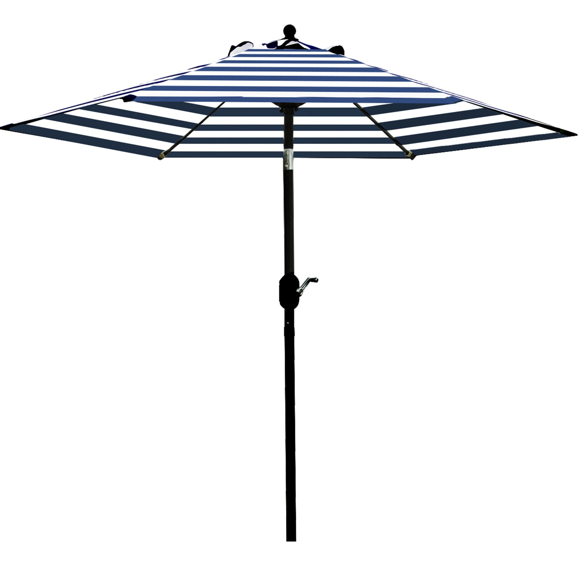Sunnyglade 7.5' blue and white canopy opened for shade