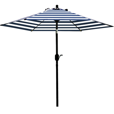 Sunnyglade 7.5' blue and white canopy opened for shade