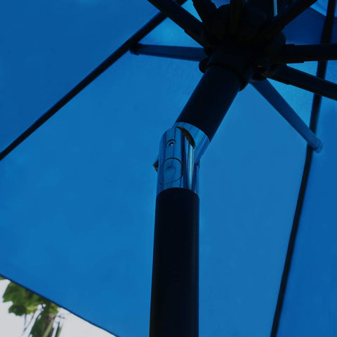 Sunnyglade umbrella crank tilt mechanism enables easy shade adjustment.