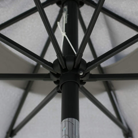 Sunnyglade umbrella pole 40mm aluminum emphasizes sturdy, corrosion resistant support.