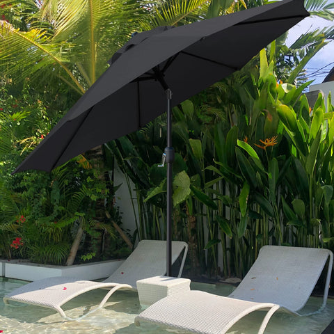 Sunnyglade push button tilt and crank for easy shade adjustment