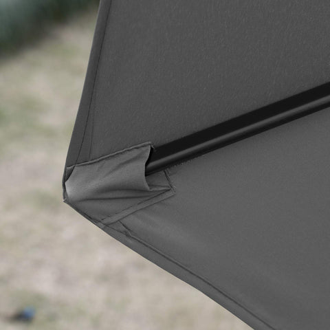 Sunnyglade eight rib frame ensures strong shelter from sun.