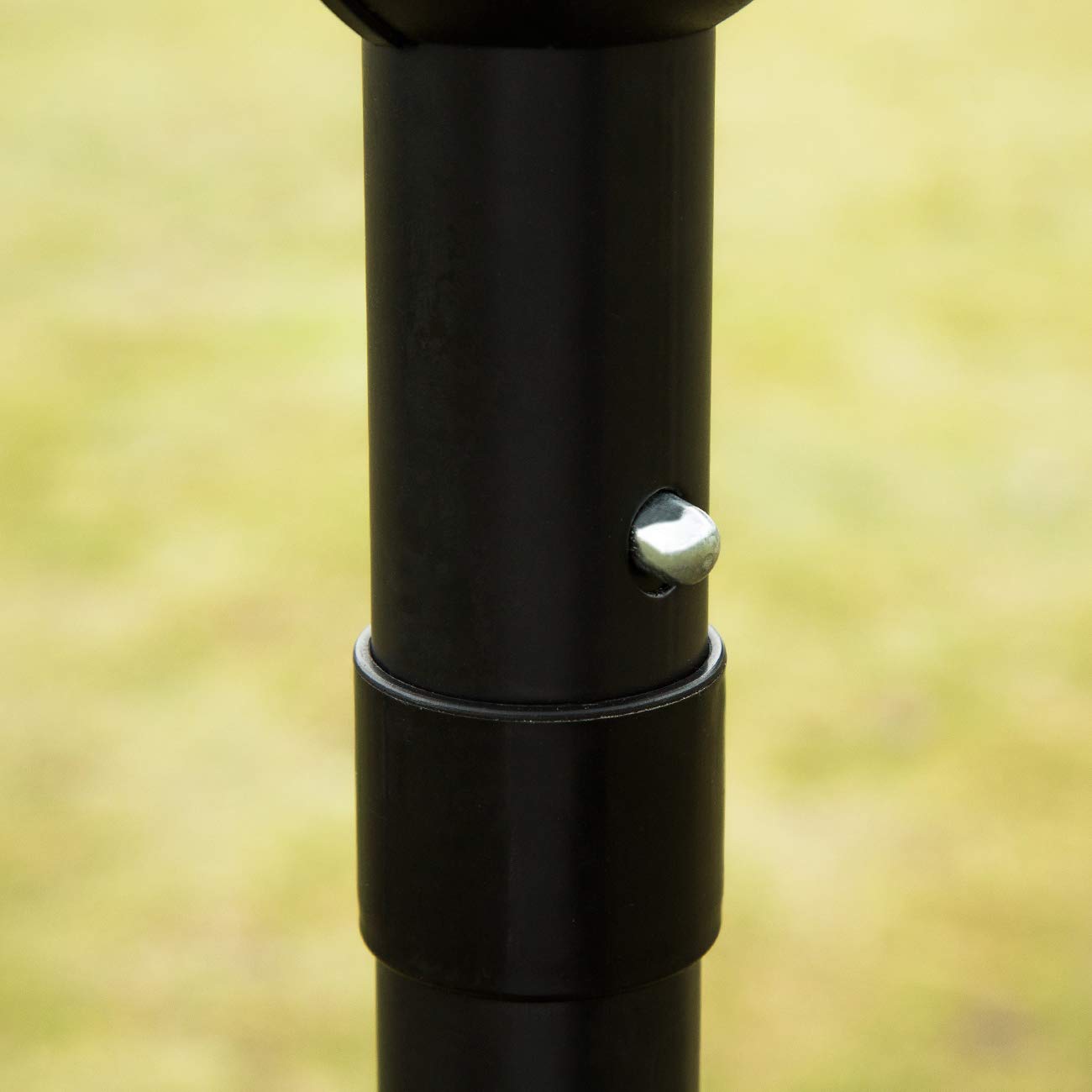 Sunnyglade umbrella fits 42-54 inch tables for versatile outdoor setup.