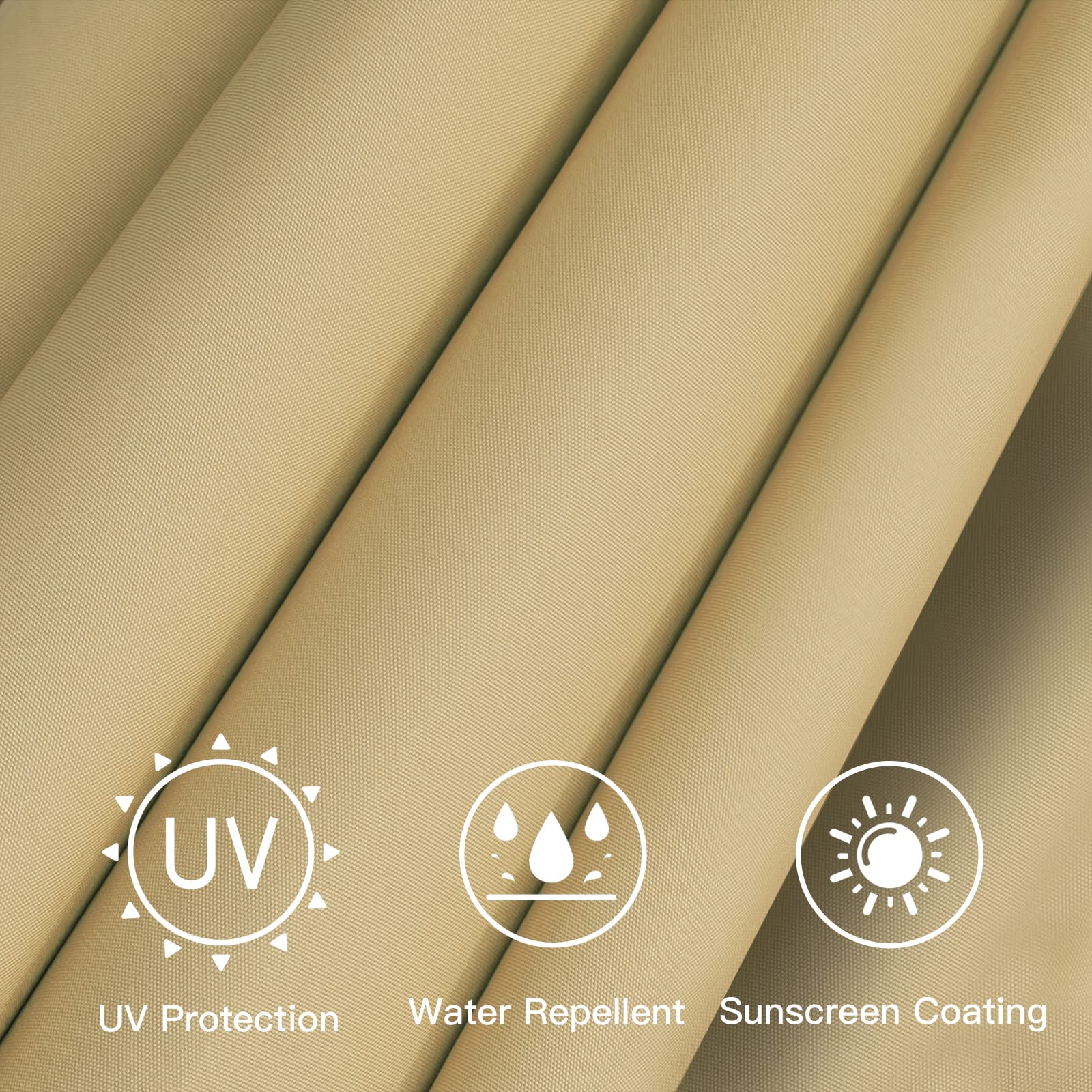 Sunnyglade universal canopy fit for wood, steel, and aluminum frames.