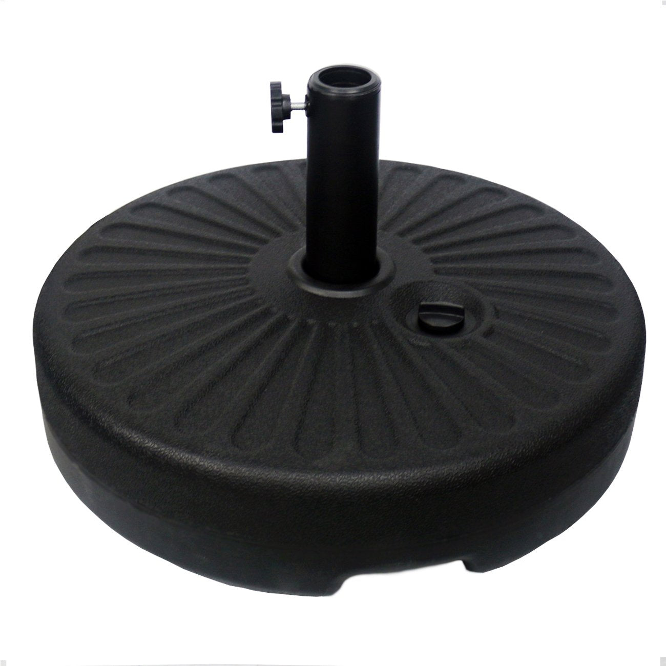 Sunnyglade water-filled umbrella base with 20-inch diameter for stable outdoor shading