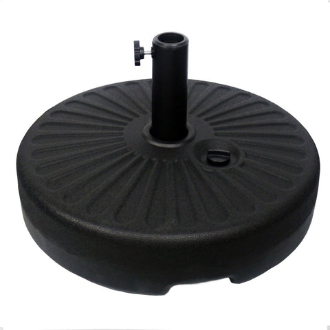 Sunnyglade water-filled umbrella base with 20-inch diameter for stable outdoor shading