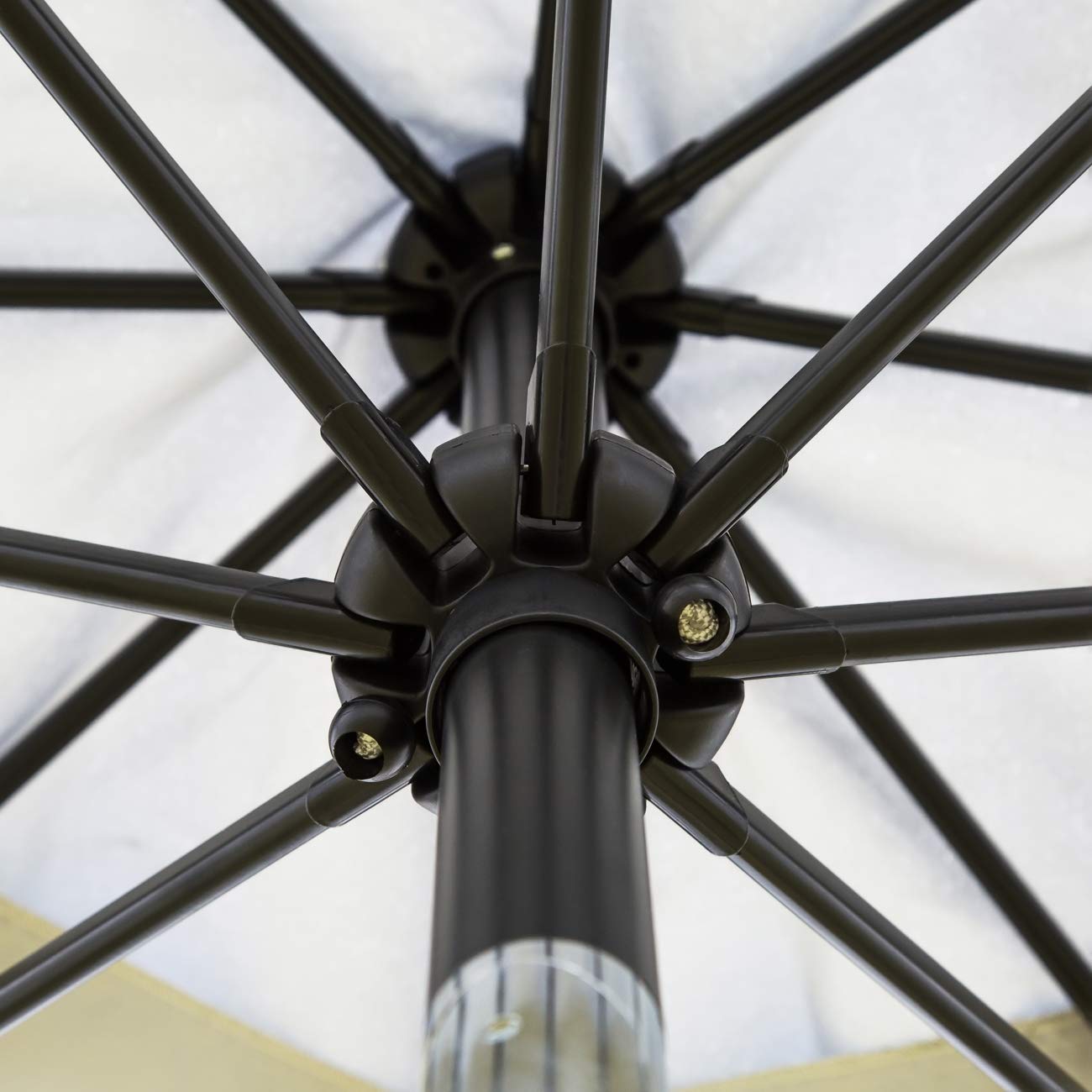 Sunnyglade wind vent promotes stability in breezy conditions.
