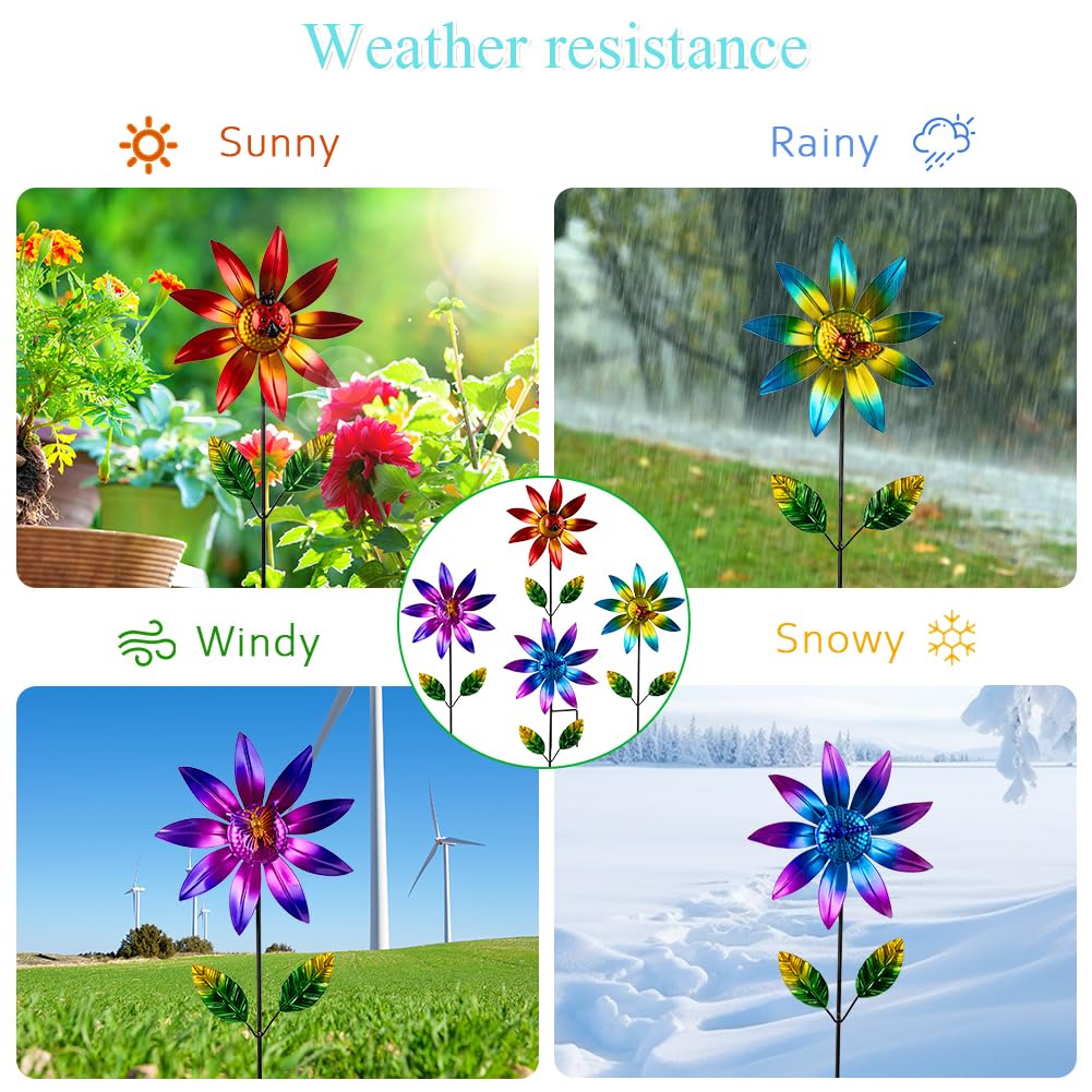 Sunnylight wind spinner presented as a thoughtful gift for nature lovers and gardeners.