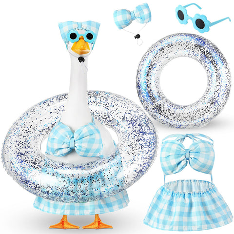 Sunnymove bikini porch goose blue plaid ready to brighten your garden