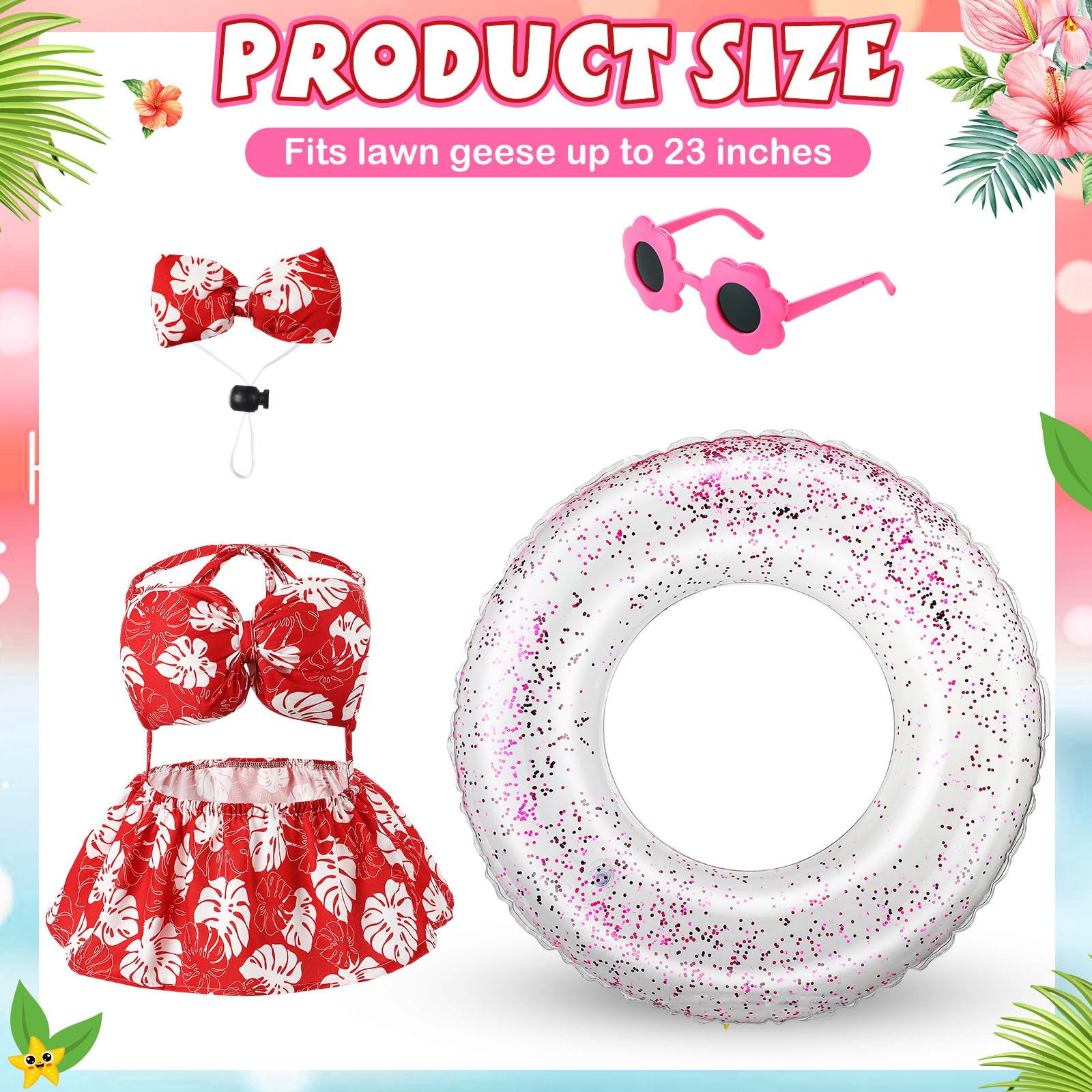 Sunnymove bow headdress for goose adds cute flair and adjustable fit.