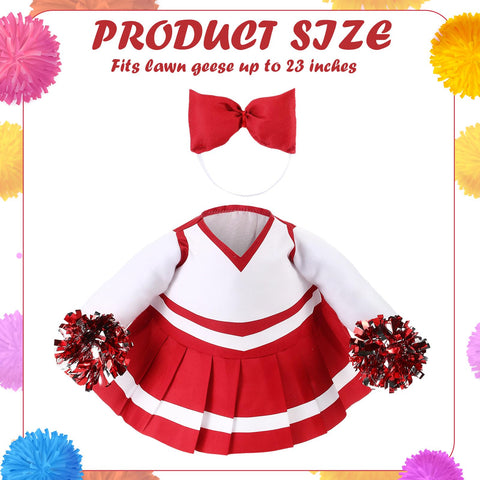 Sunnymove goose costume with bow creates a charming, eye catching garden accent.