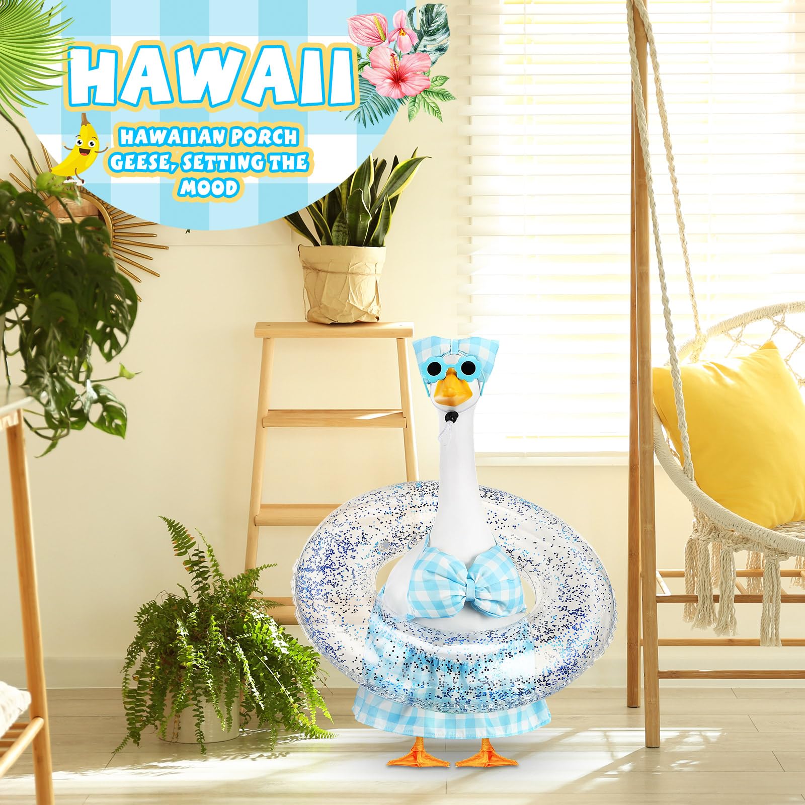 Sunnymove versatile porch goose costume for summer celebrations and everyday charm