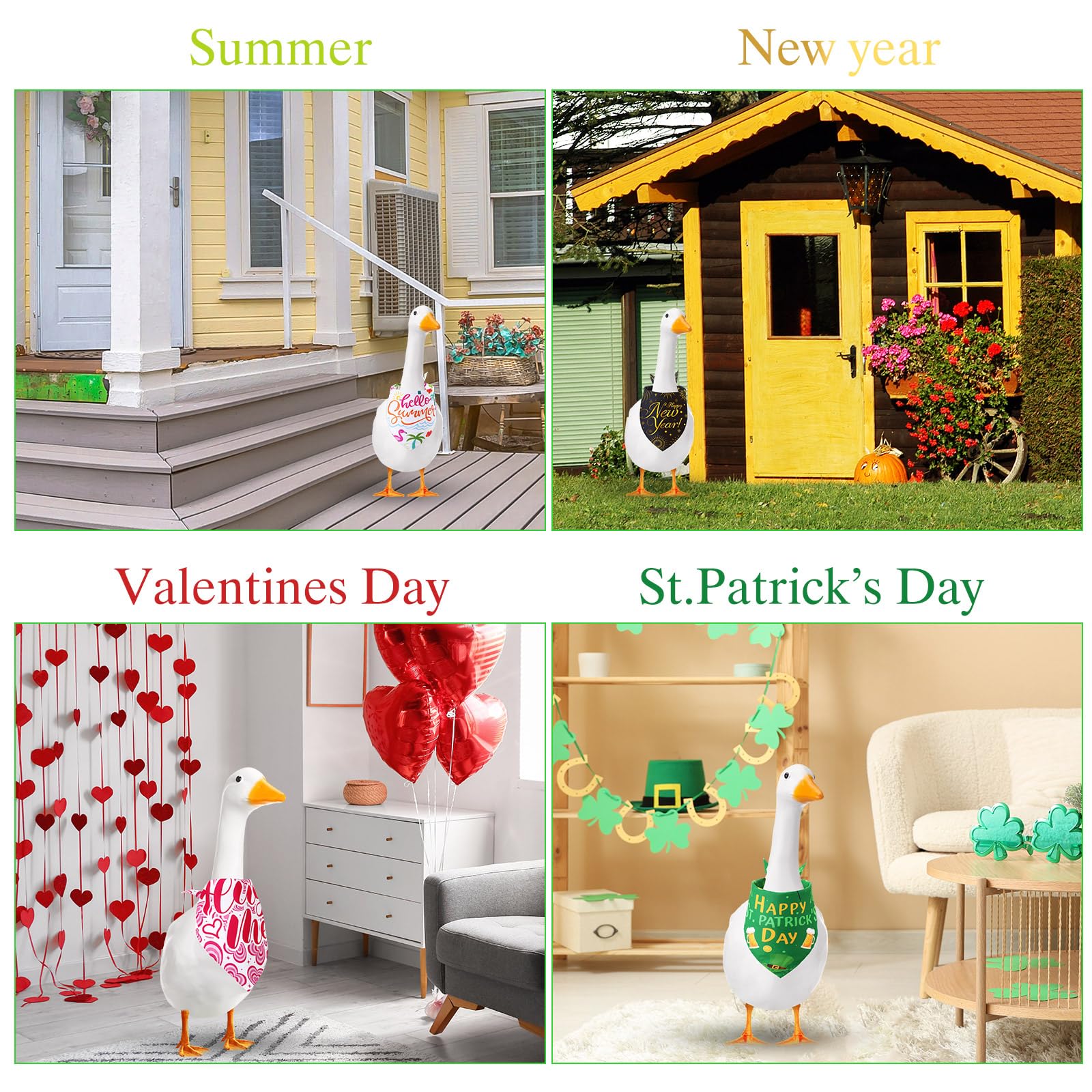 Sunnymove festive bandana gift idea adds charm to any pet goose