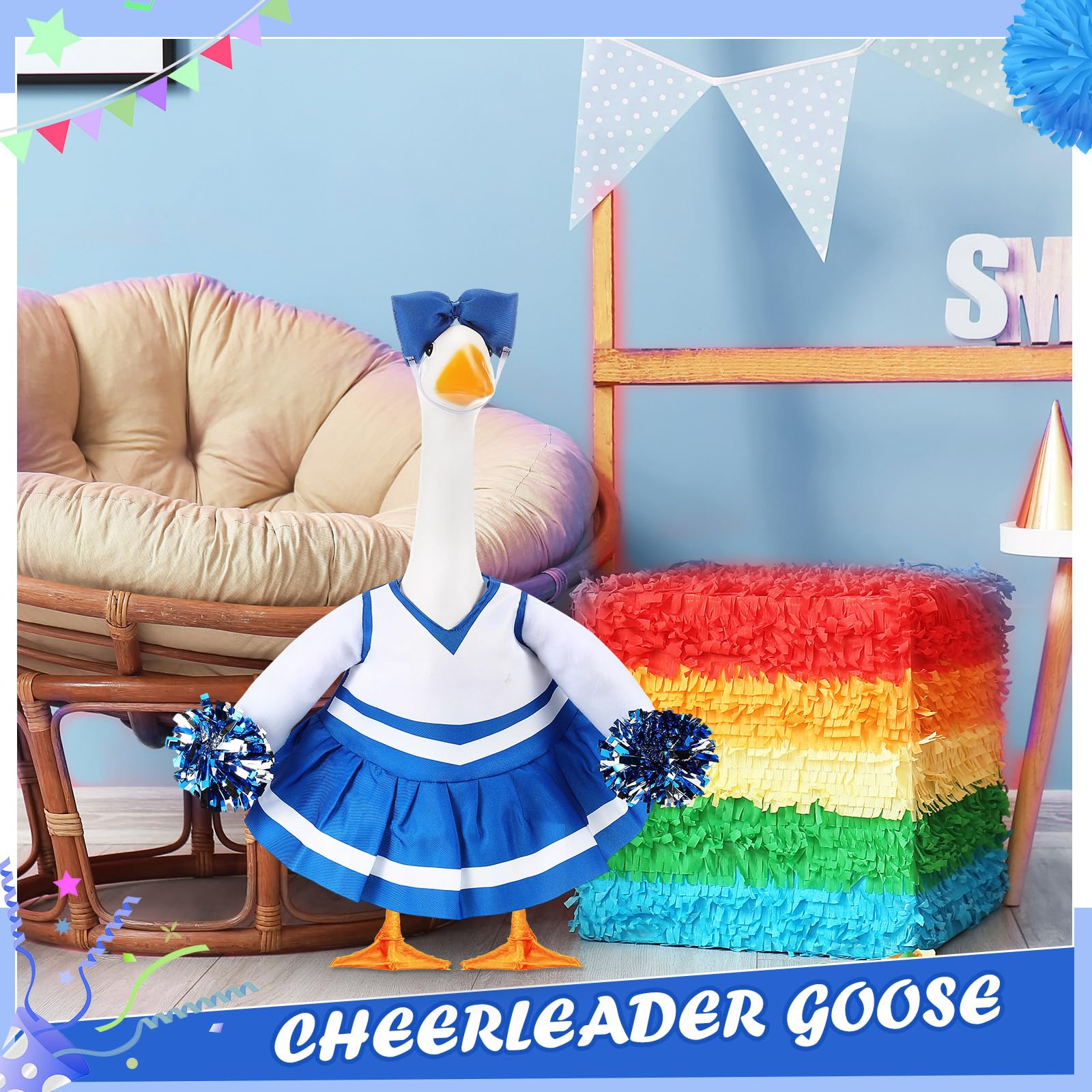 Sunnymove goose wings adjustable blue for lifelike movement