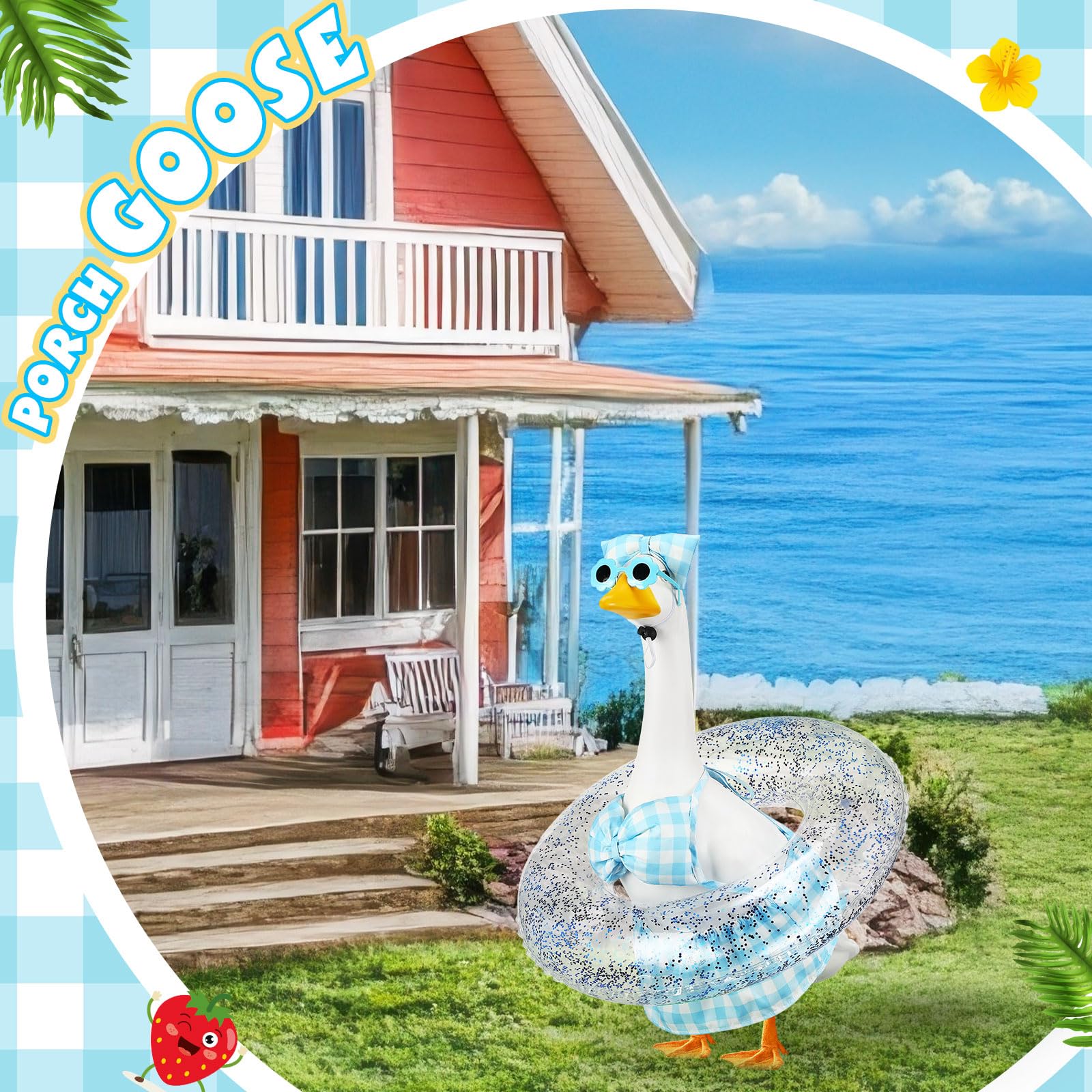 Sunnymove Hawaiian-pattern outfit brightens party-friendly garden setups