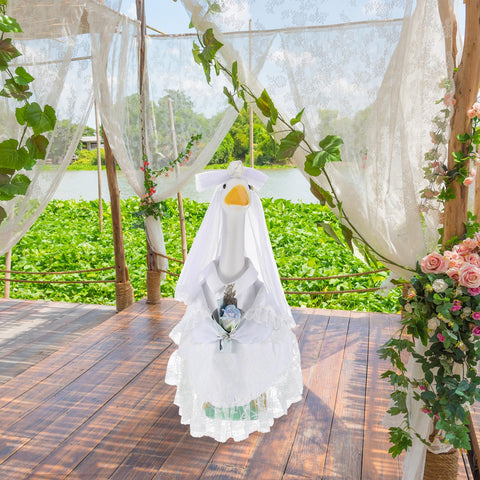 Sunnymove outdoor wedding goose decor kit for festive lawn spaces