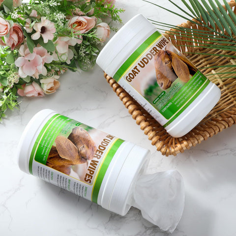 Sunnymove teat wipes udder cleaning offers skin-friendly moisture.