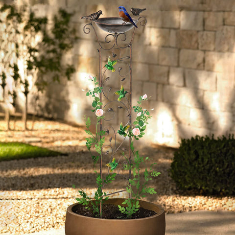 SUNNYPARK easy-assembly garden trellis saves time during setup.