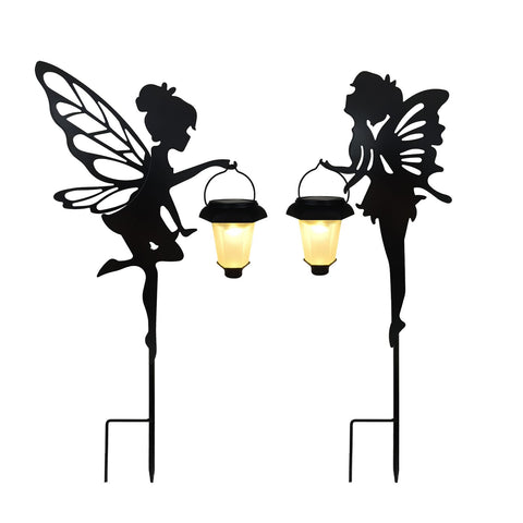 SUNNYPARK fairy angel lantern holds a soft light for subtle night illumination.