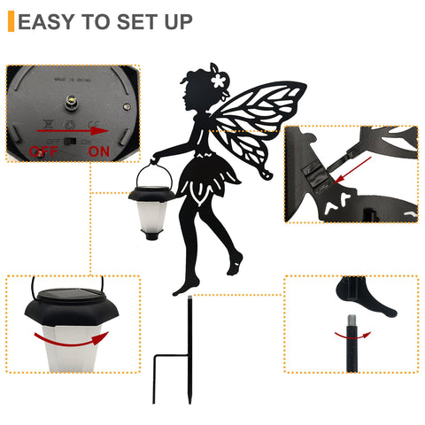 SUNNYPARK garden angel stake installs easily for quick yard charm.