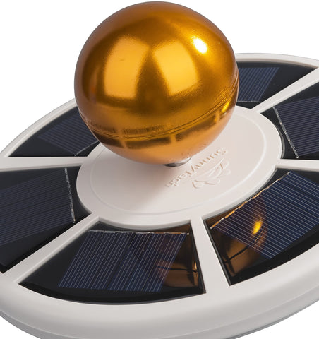 Sunnytech dusk-sensor solar flag light automatically shines when dark