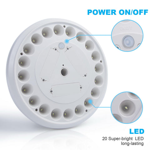 Sunnytech solar flag light battery compartment indicates ready power source