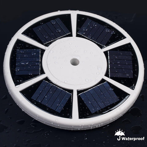 Sunnytech solar flag light LED array provides bright nighttime glow for flags
