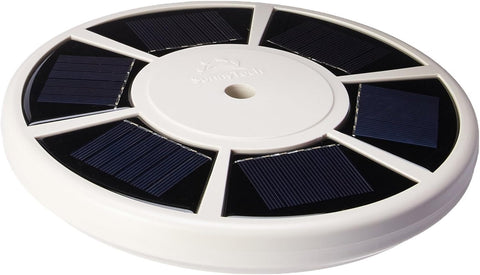 Sunnytech solar flag light packaging highlights quick installation