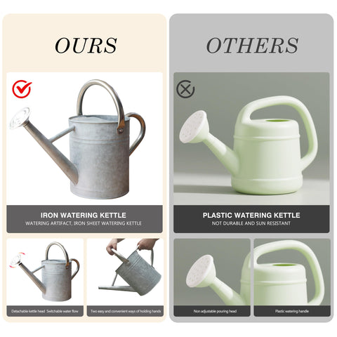 SunnyTong removable spout enables adjustable pouring for precise watering.