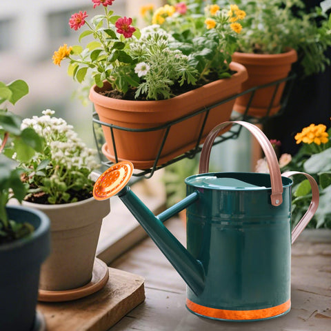 SunnyTong watering can outdoor decor enhances patios and gardens