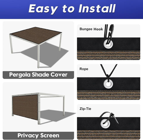 Sunocity breathable HDPE shade cloth material promotes airflow outdoors.