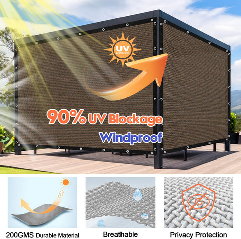 Sunocity 90% UV-blocking HDPE fabric protects furniture and guests