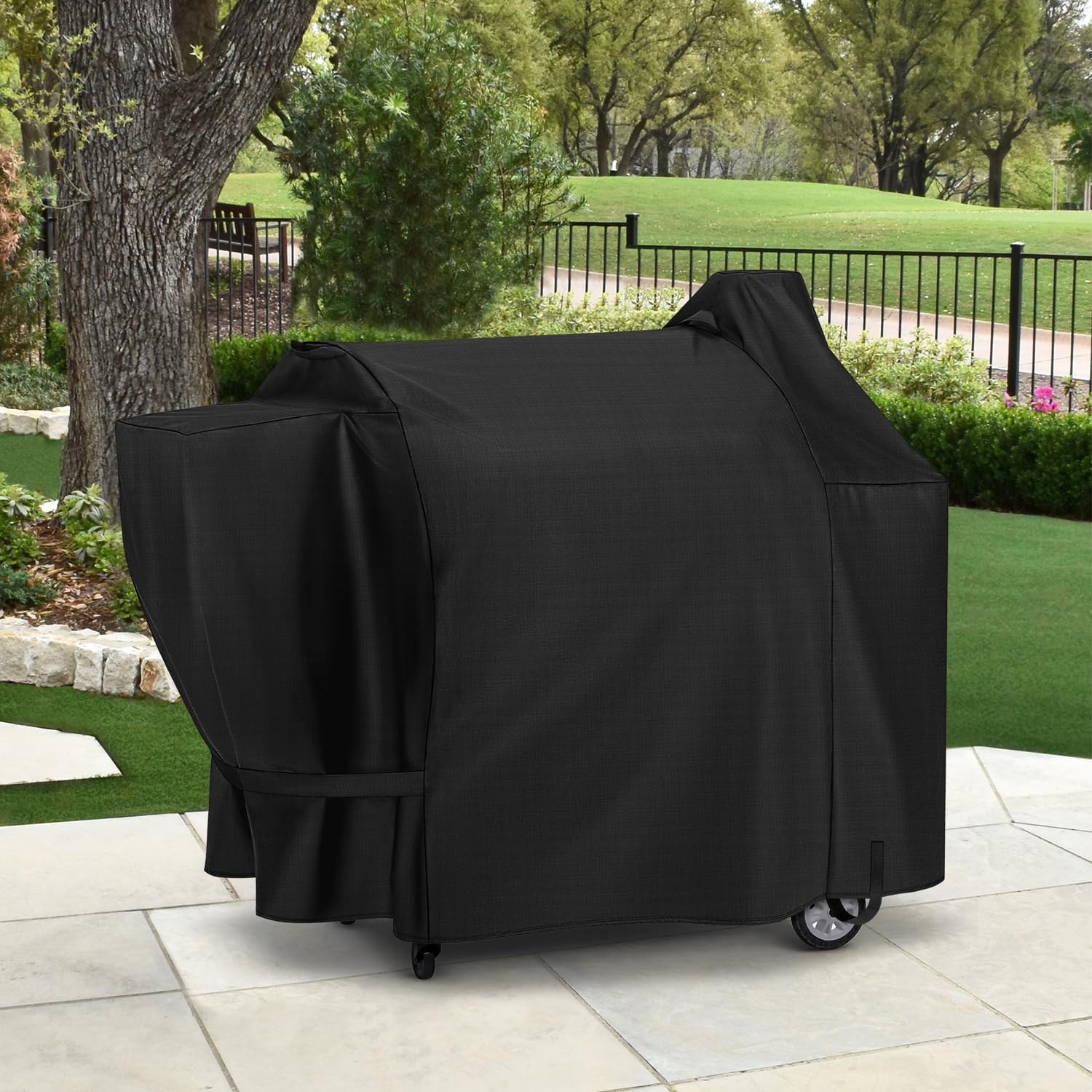 SunPatio 56x27x46 cover fits Pit Boss grills precisely