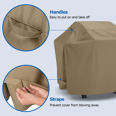 SunPatio 60 inch cover compatible with Weber, Char-Broil, Nexgrill and more.