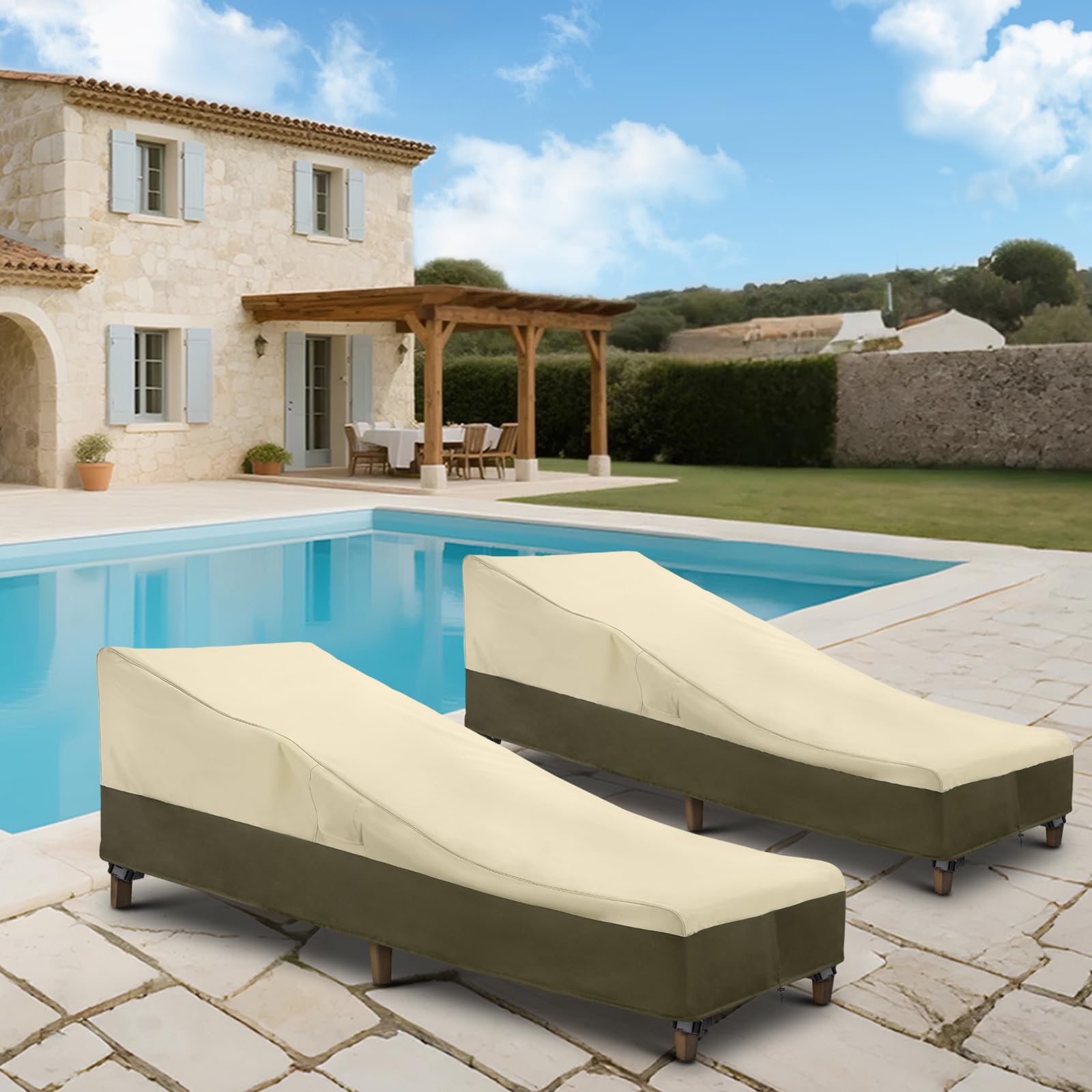 SunPatio all season use cover keeps furniture ready for use year round.