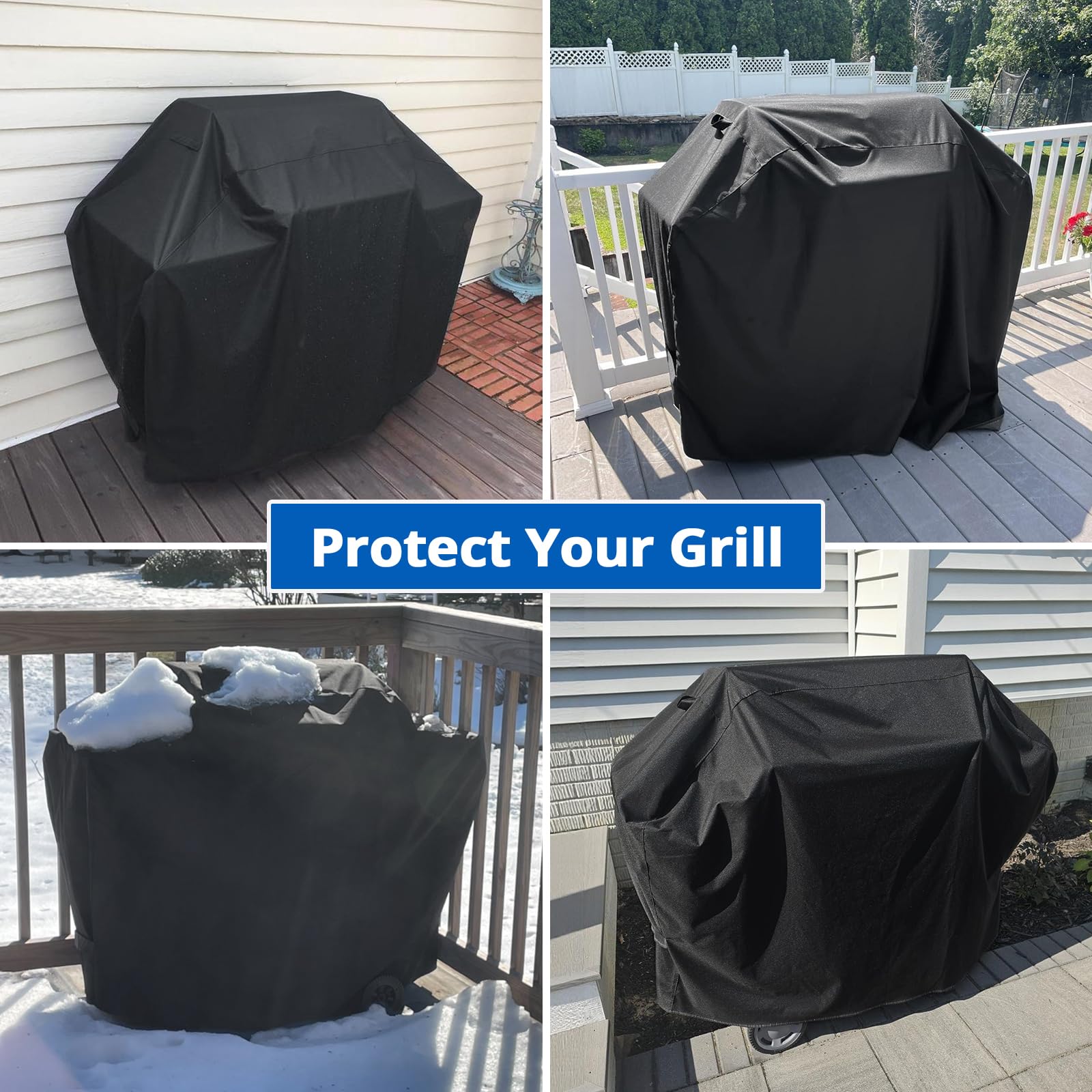 SunPatio all-weather protection keeps grill ready for year-round use