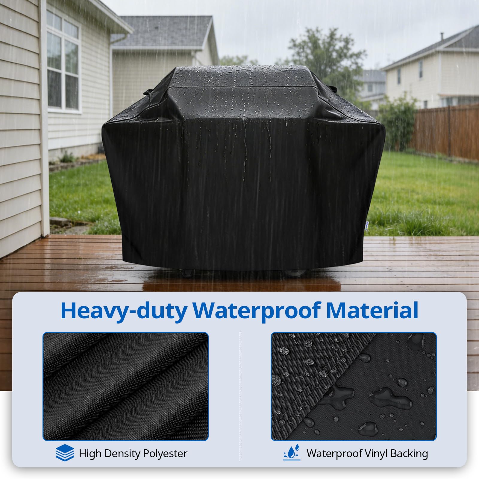 SunPatio Waterproof lining demonstrating all weather protection against moisture