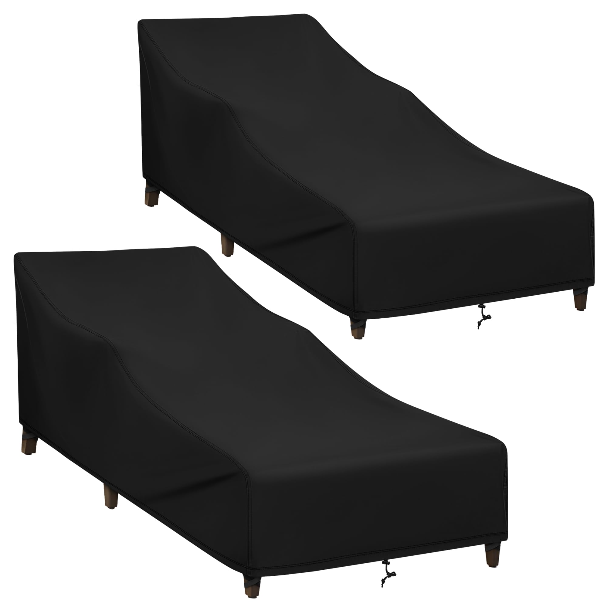 SunPatio chaise lounge cover waterproof protecting 80L-30W-26H on a patio