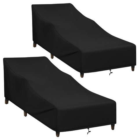 SunPatio chaise lounge cover waterproof protecting 80L-30W-26H on a patio